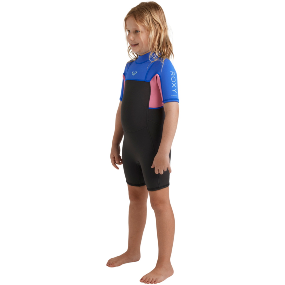 2026 Roxy Toddler Prologue+ 2/2mm Back Zip Shorty Wetsuit 26QW253501 - Cobalt
